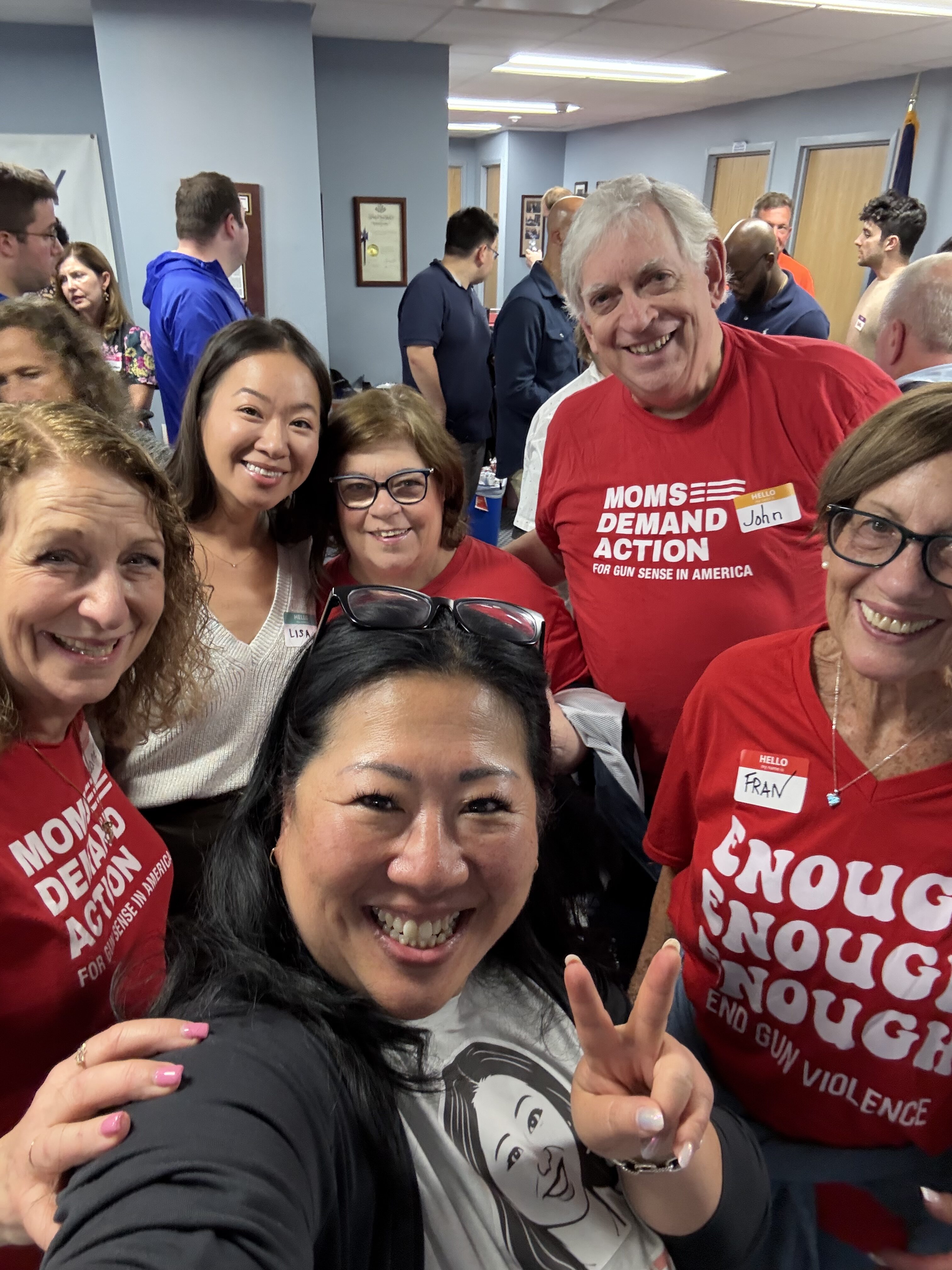 NCYD members with Moms Demand Action